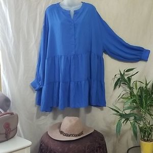 SHIEN blue blouse